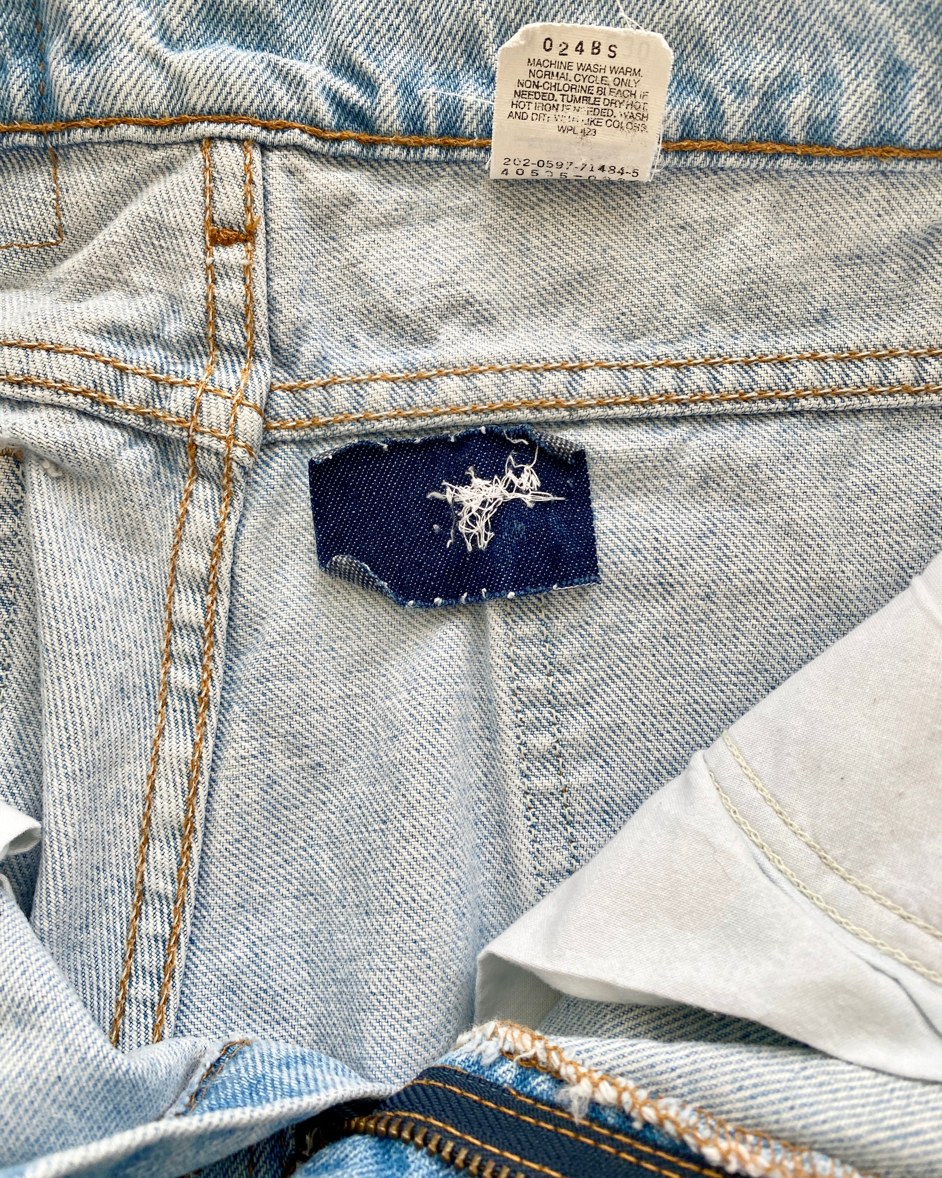 Vintage Levis 505 Orange Tab Light Wash size 31