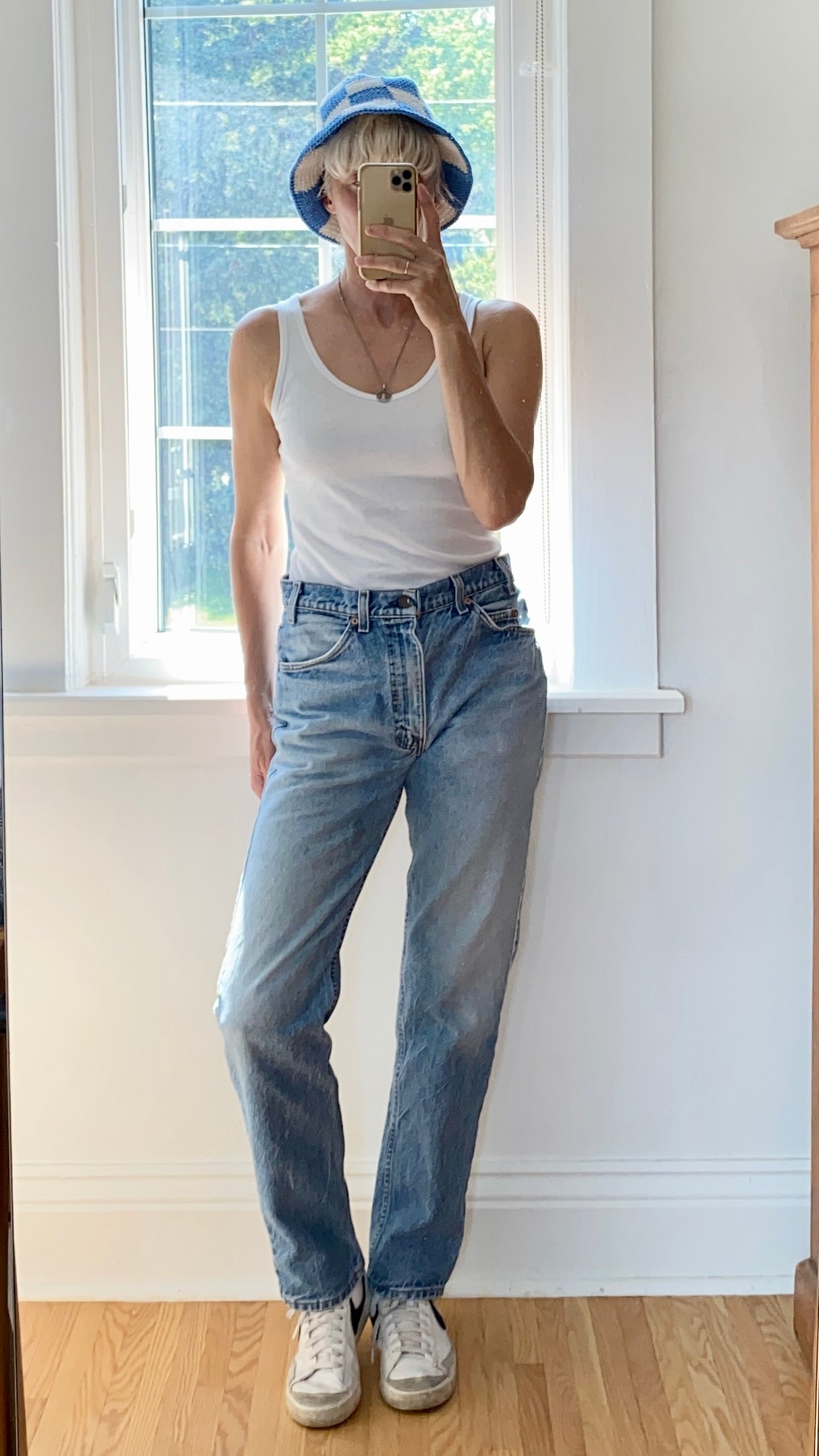 Vintage Levis 505 Orange Tab Medium Wash size 31 Made in USA