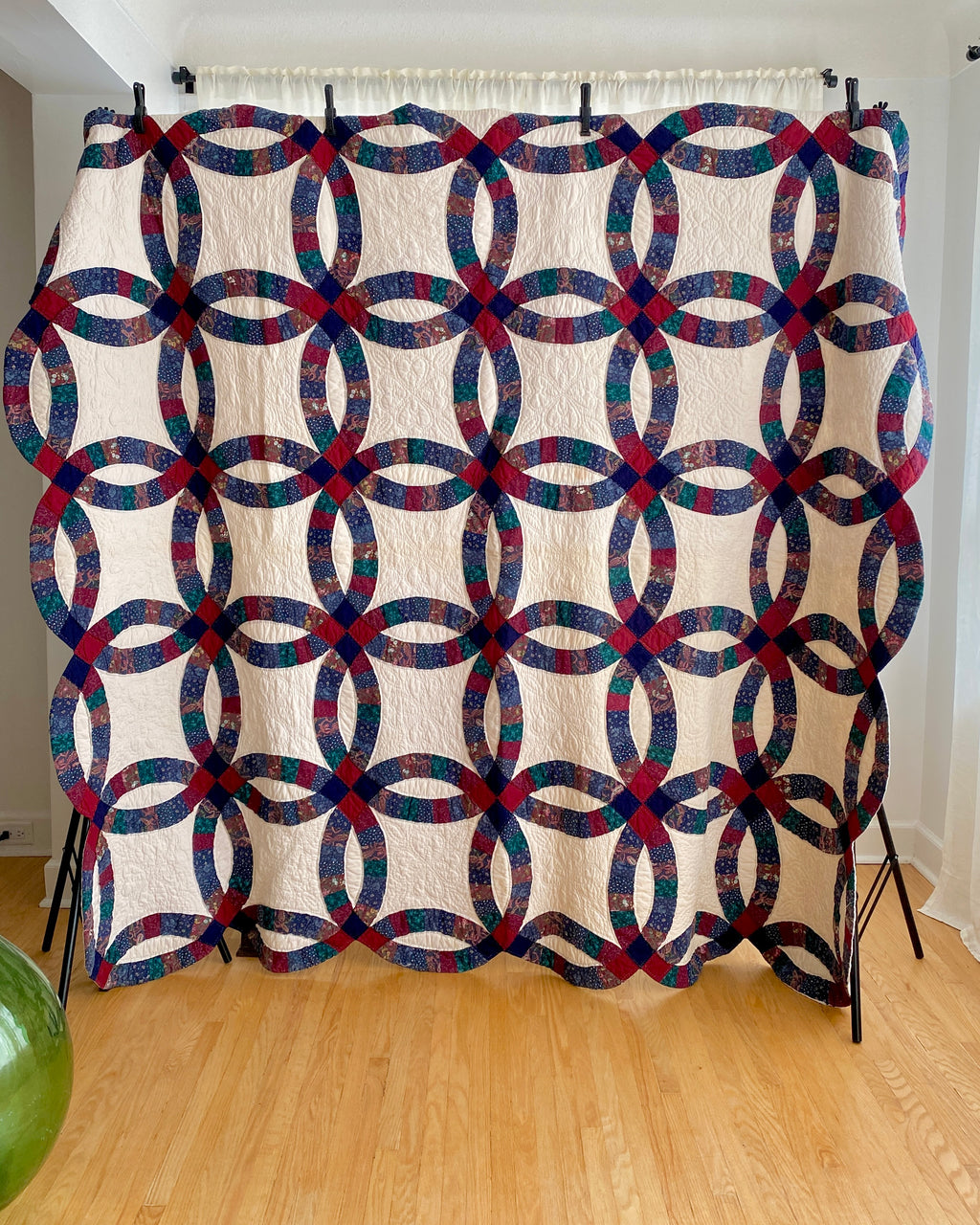 Vintage Wedding Band Fall Patchwork Quilt