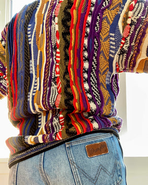 VINTAGE COOGI Inspired Jacquard Sweater by TUNDRA