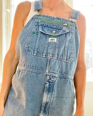 Vintage Liberty Denim Carpenter Overalls Light to Medium Wash Size L/XL