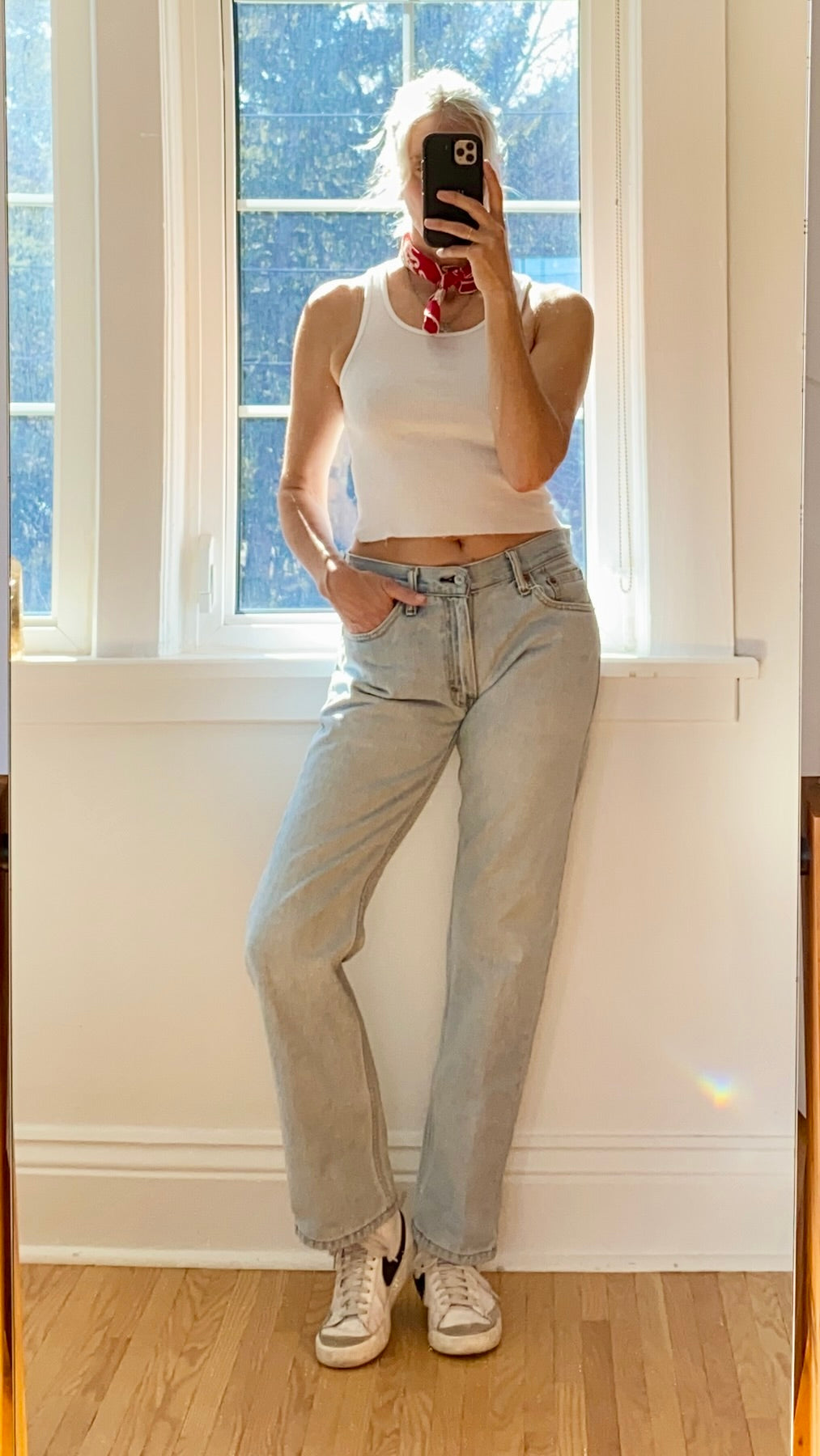 Vintage 1990s Levis 505 Light Wash Jeans size 31