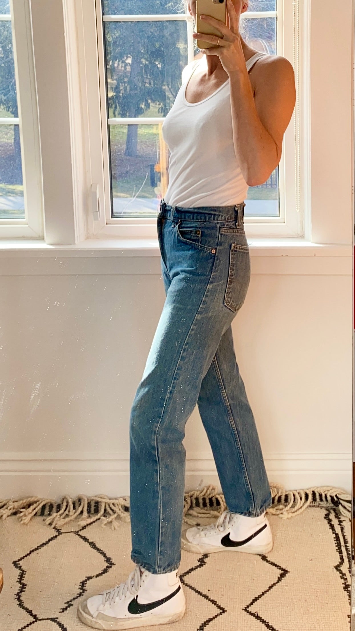Vintage Levis 517 Orange Tab Medium Wash Jeans size 30