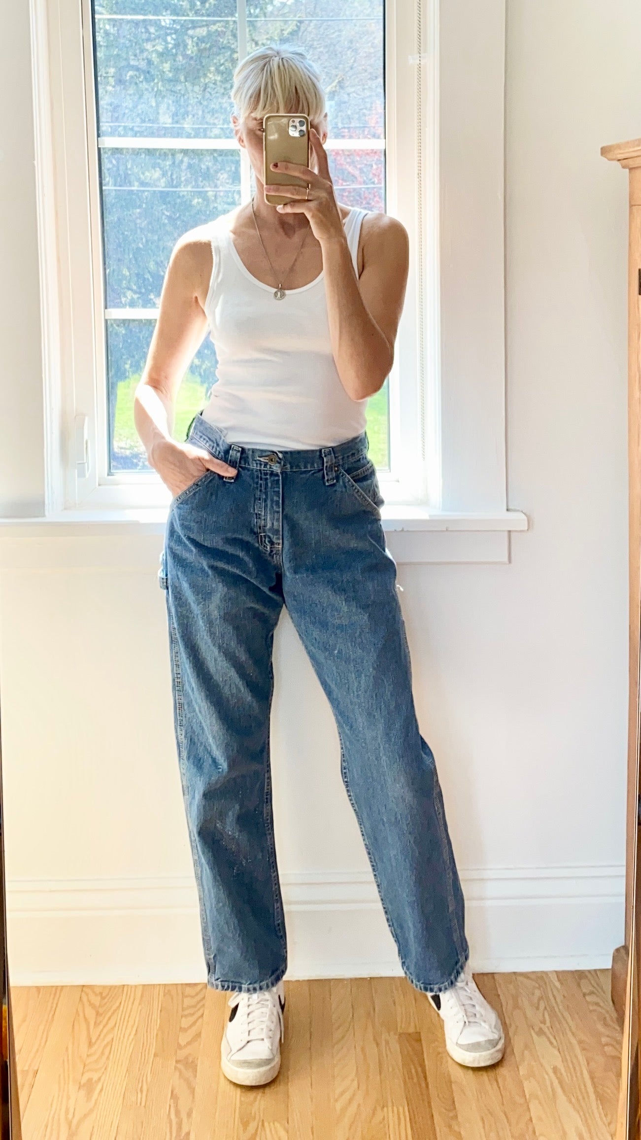 Vintage LEE Denim Carpenters Medium Wash size 31