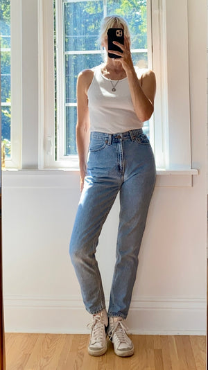 Vintage Levis 512 Light Wash Jeans Slim Fit size 28 USA