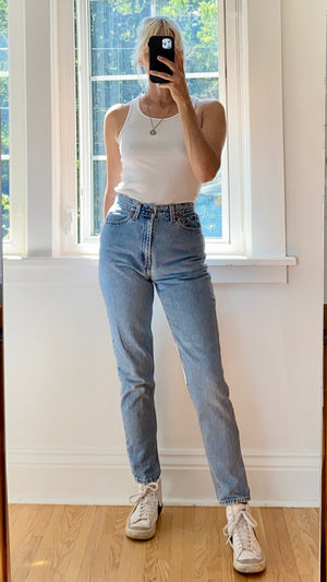 Vintage Levis 512 Light Wash Jeans Slim Fit size 28 USA