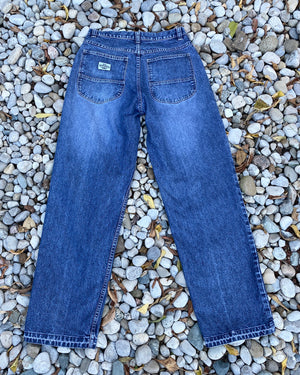Vintage LEE Denim Dungarees Medium to Dark Wash size 30 to 31
