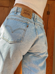 Vintage Levis 505 Orange Tab Light Wash size 31 32 USA