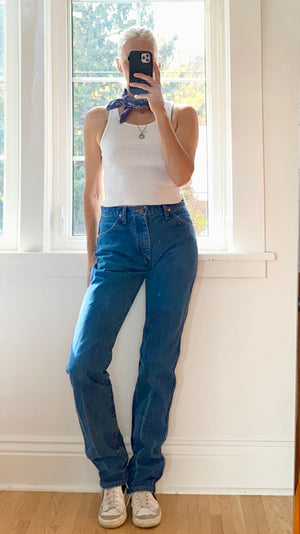 Vintage Wrangler Dark Blue Wash Jeans size 30 or 31