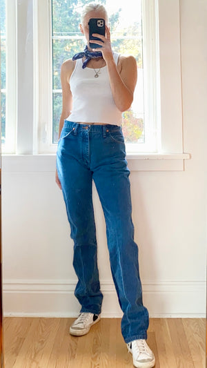 Vintage Wrangler Dark Blue Wash Jeans size 30 or 31