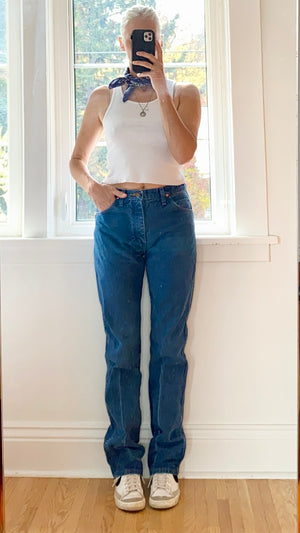 Vintage Wrangler Dark Blue Wash Jeans size 30 or 31