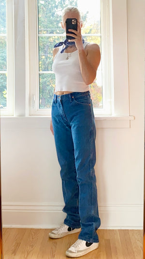 Vintage Wrangler Dark Blue Wash Jeans size 30 or 31