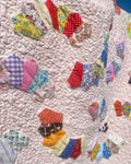 Pink Patchwork Fan Quilt
