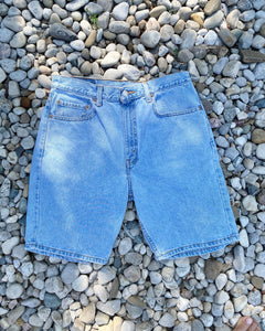 Vintage Levis Orange Tab Shorts Light Wash Size 30