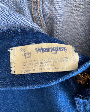 Vintage Wranglers Dark Wash Jeans Made in USA size 26 to 27