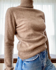 Vintage Chestnut Cashmere Turtleneck