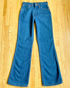 Vintage Wranglers Dark Wash Jeans Made in USA size 26 to 27