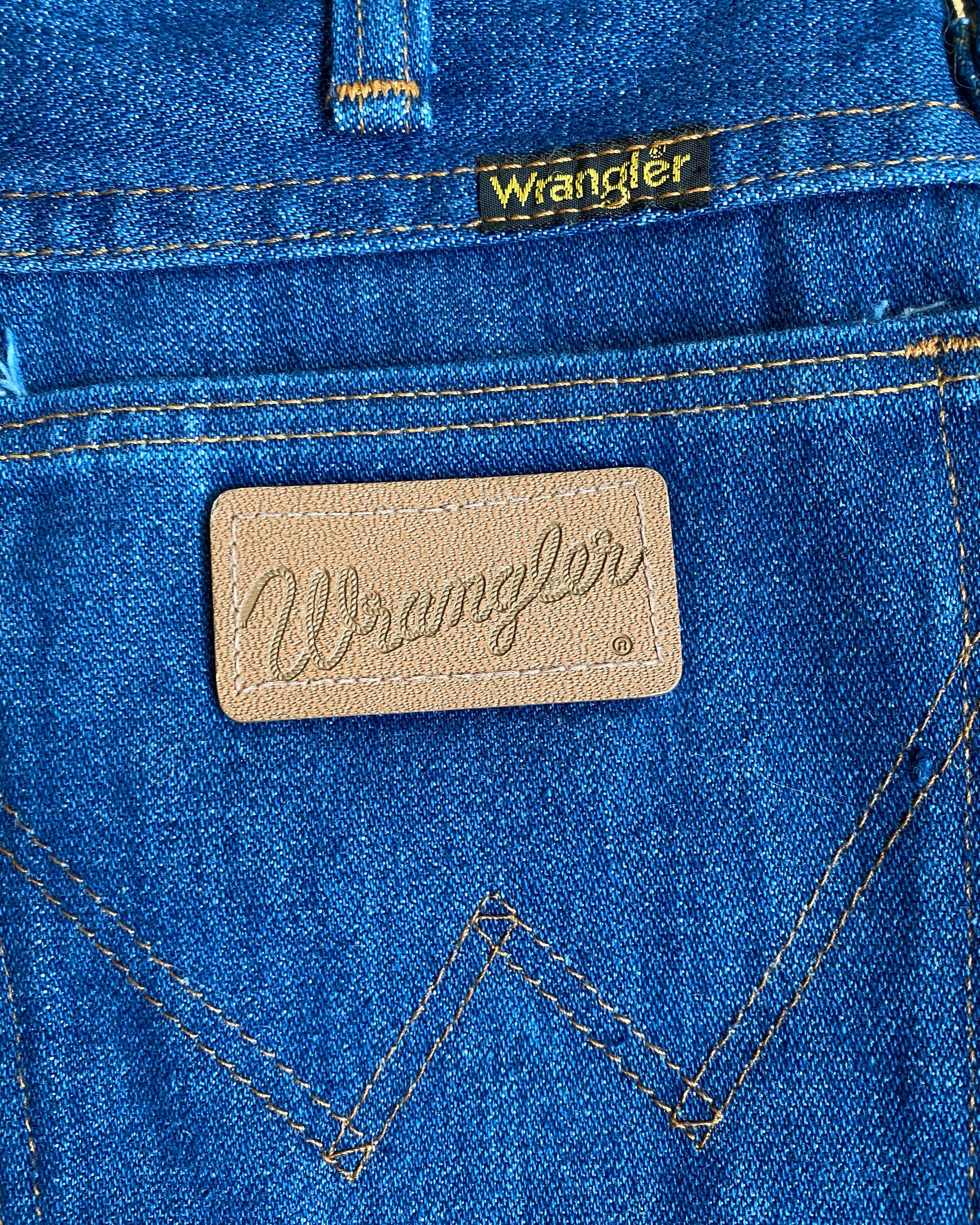 Vintage Wranglers Dark Wash Jeans Made in USA size 26 to 27