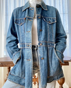 Vintage 1970s Levis Orange Tab Chore Safari Style Jacket USA