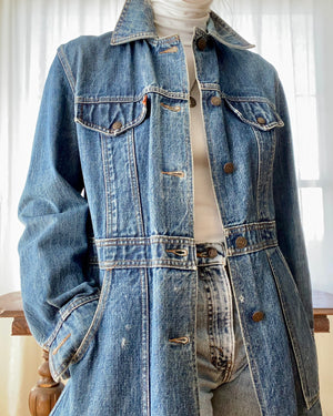 Vintage 1970s Levis Orange Tab Chore Safari Style Jacket USA