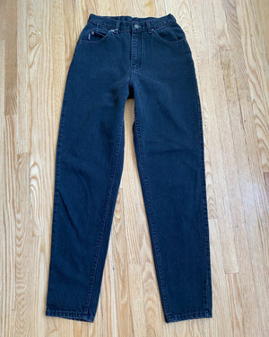 Vintage Riders Black Wash Jeans size 28 Made in USA