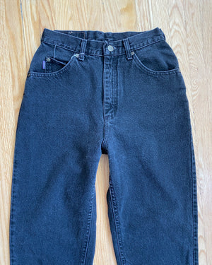 Vintage Riders Black Wash Jeans size 28 Made in USA