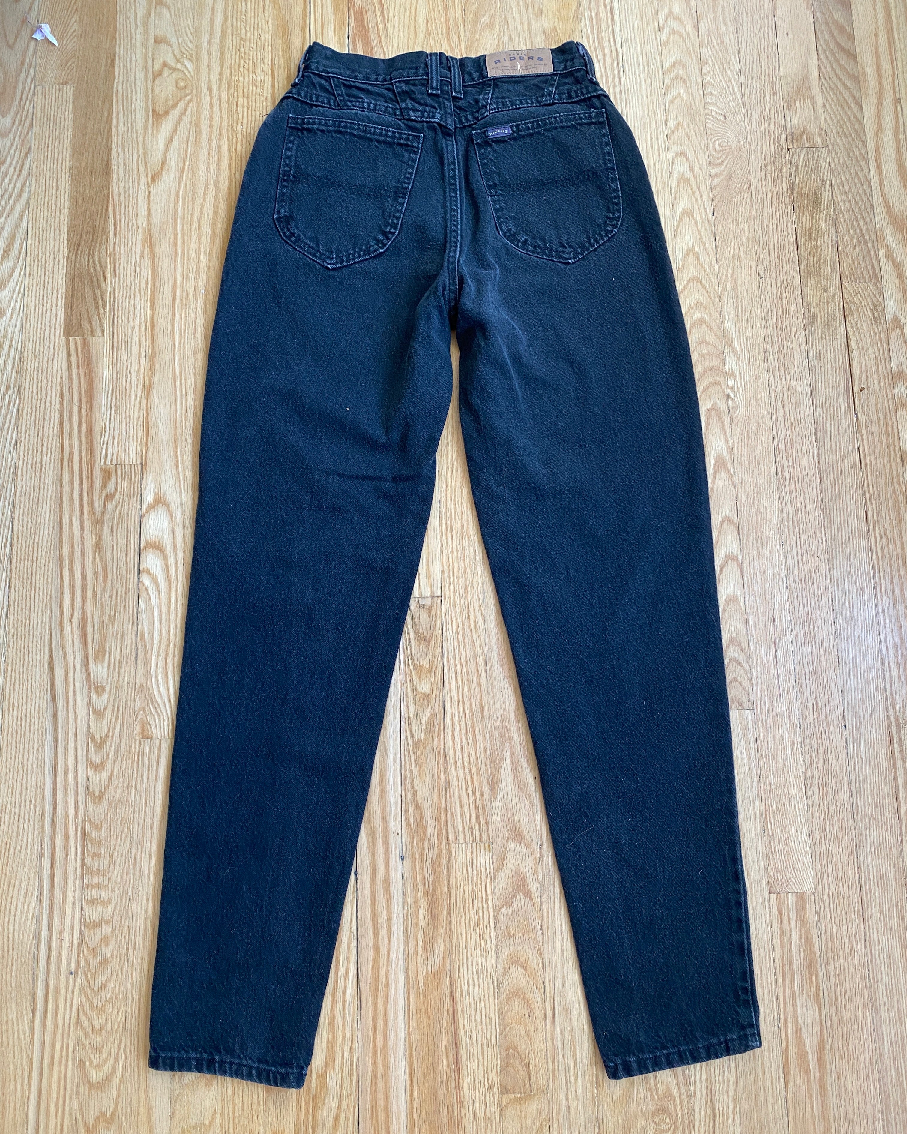 Vintage Riders Black Wash Jeans size 28 Made in USA