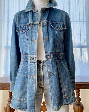 Vintage 1970s Levis Orange Tab Chore Safari Style Jacket USA