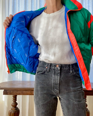 Vintage 1990s DITRANI Color Block Ski Jacket