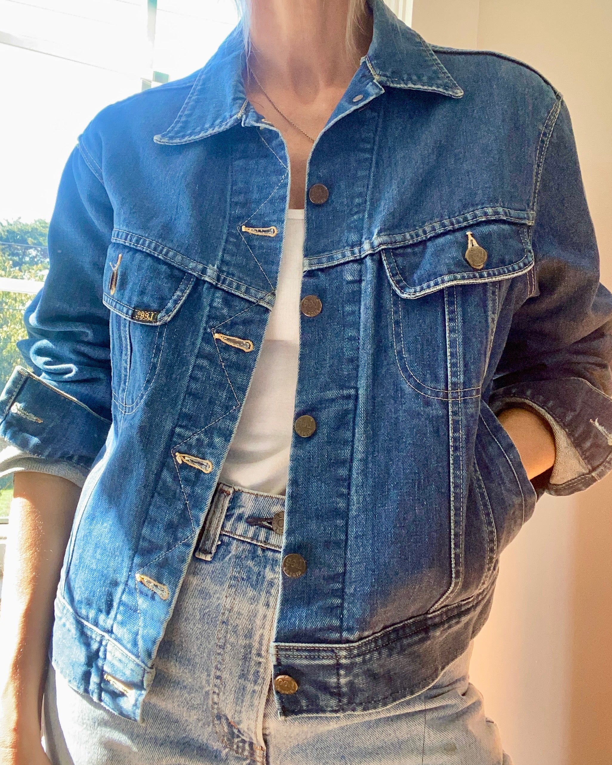 Vintage 1970s LEE Storm Rider Jean Jacket