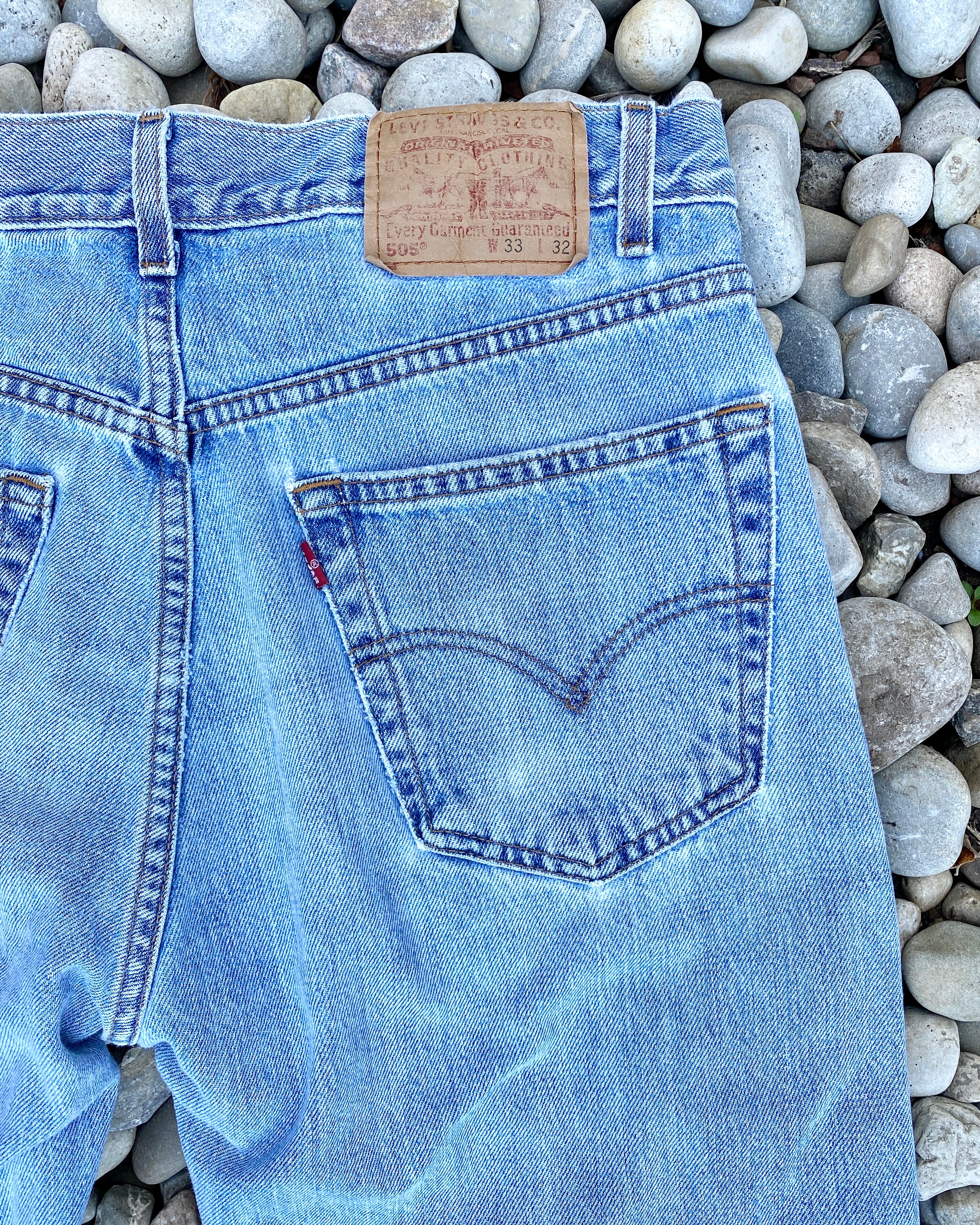 Vintage Levis 505 Light Wash size 32