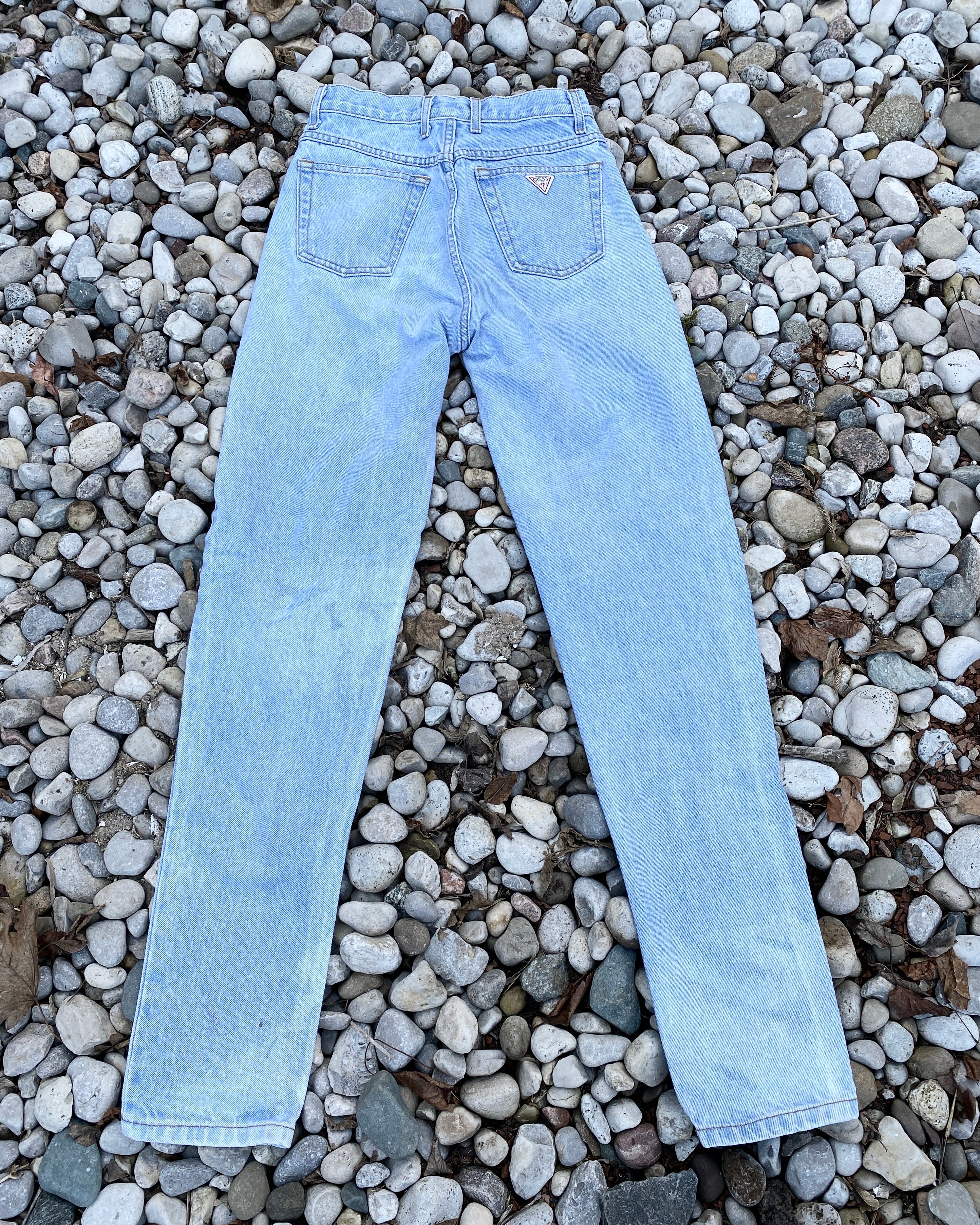 Vintage 1990s Guess by Georges Marciano Made in USA Light Wash Jeans size 27