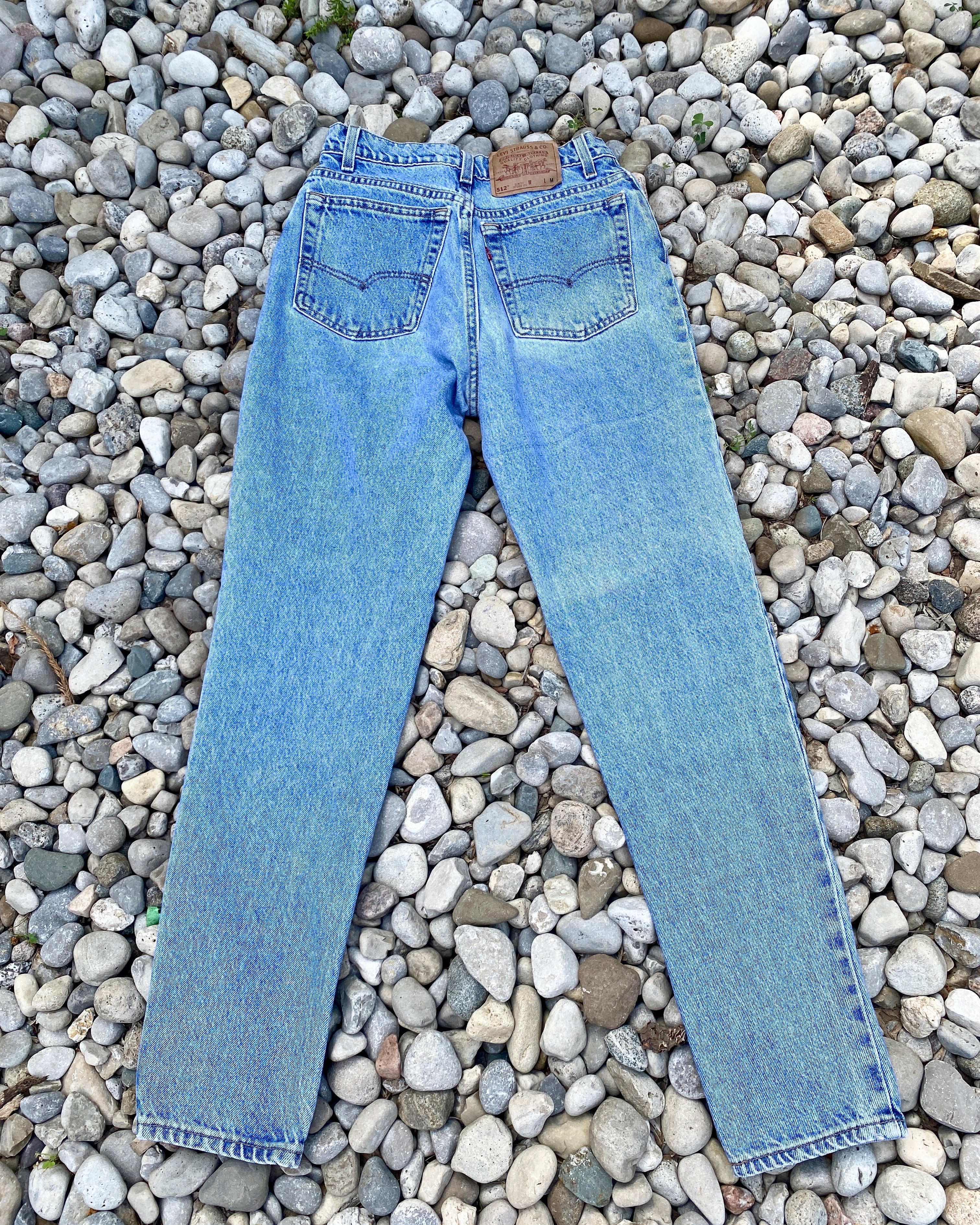 Vintage Levis 512 Light Wash Jeans Slim Fit size 28 USA