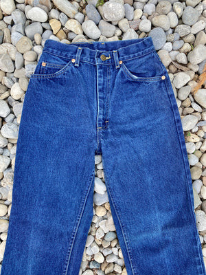 Vintage Lee Riders Dark Blue Wash Jeans size 24 USA