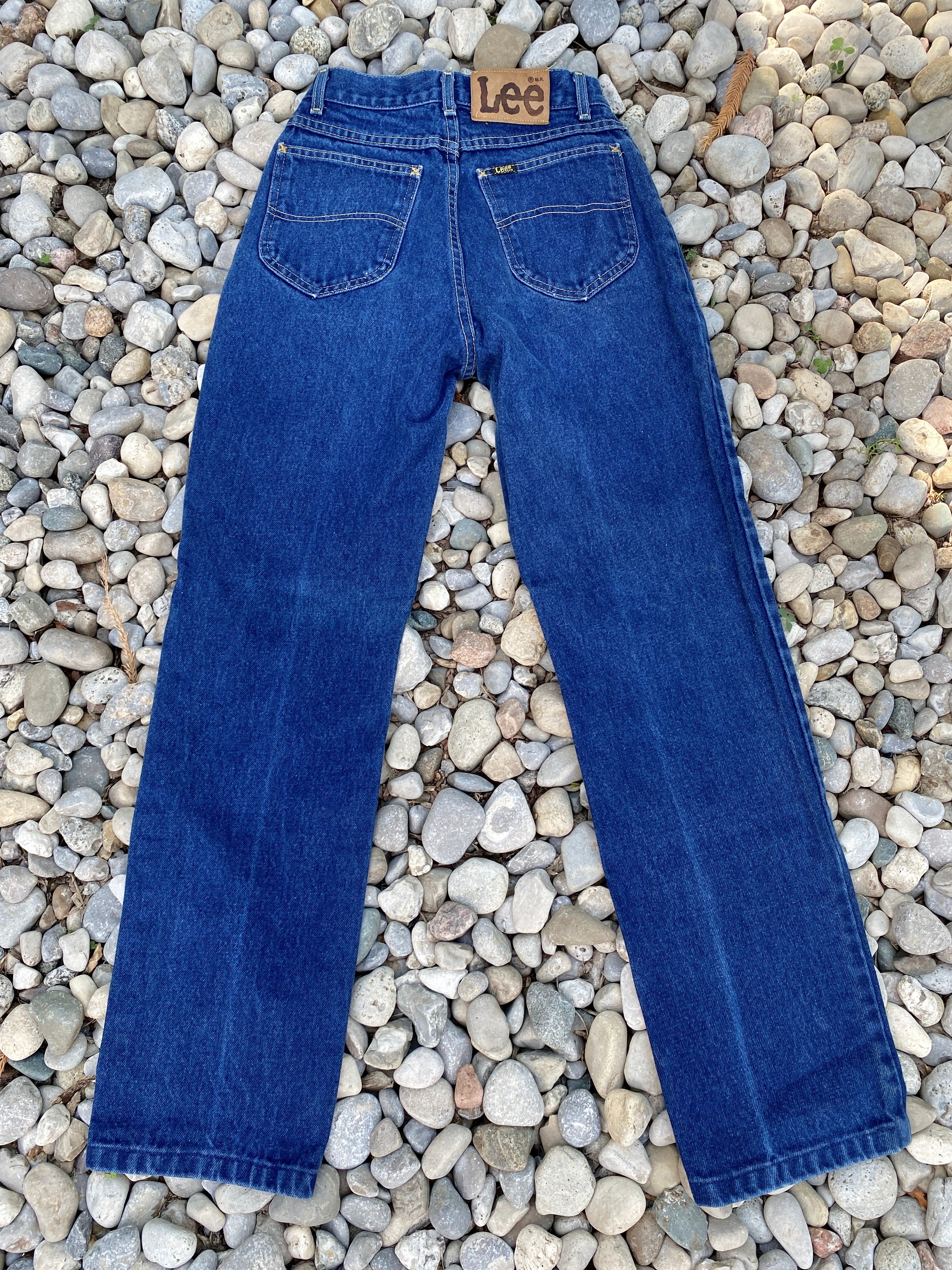 Vintage Lee Riders Dark Blue Wash Jeans size 24 USA – Ardith