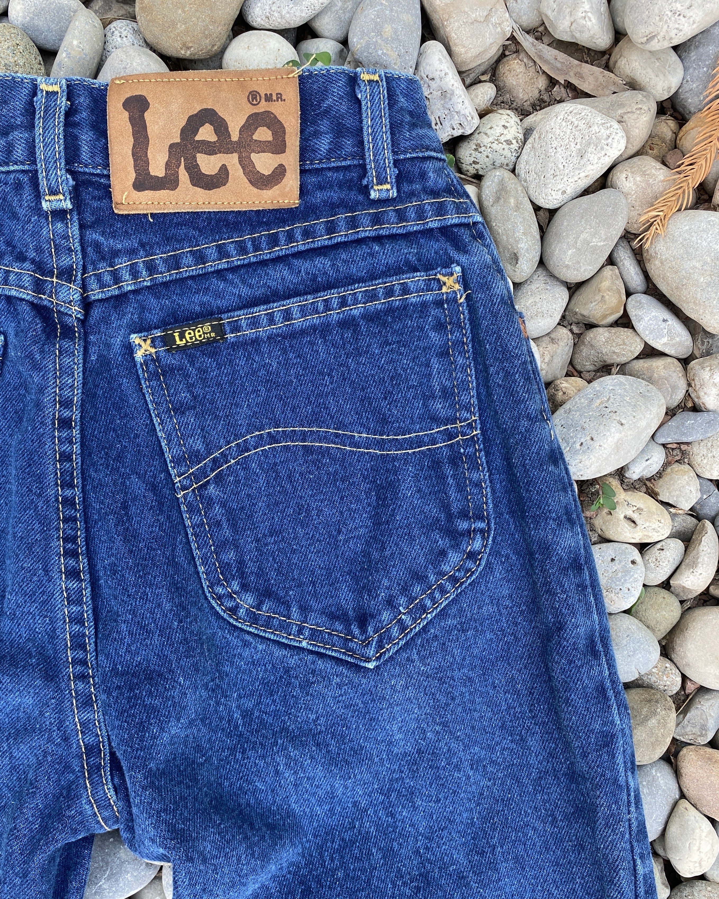 Vintage Lee Riders Dark Blue Wash Jeans size 24 USA