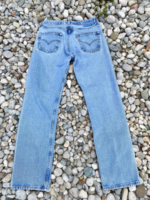 Vintage Levis 501 Light Blue Wash Jeans size 30/31 USA