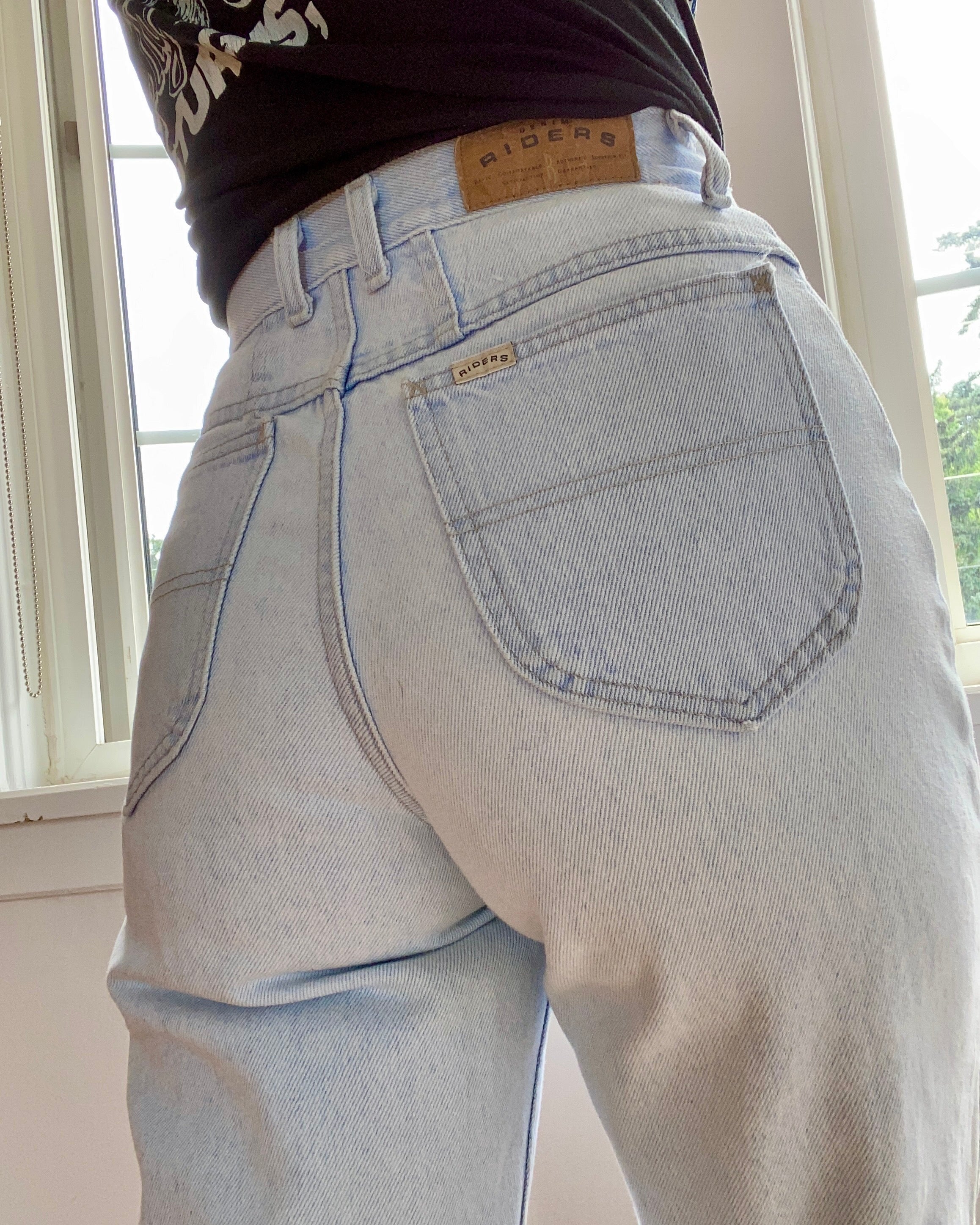 Vintage Riders Light Wash Jeans size 26 or 27 USA