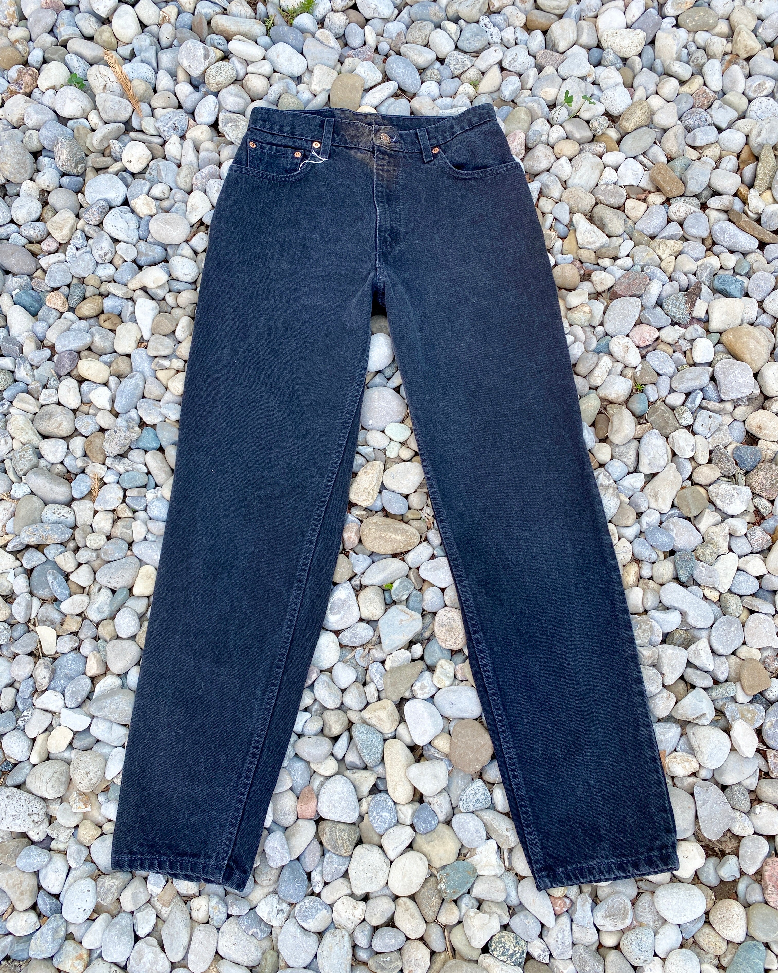 Vintage Levis 551 Black Wash Jeans size 29 USA