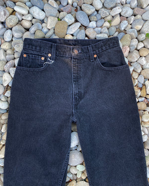 Vintage Levis 551 Black Wash Jeans size 29 USA