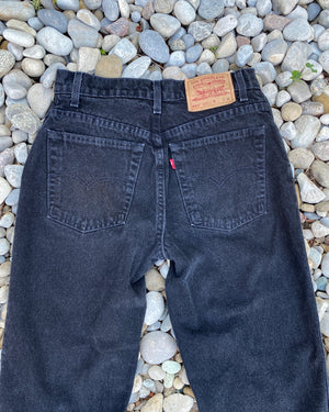 Vintage Levis 551 Black Wash Jeans size 29 USA
