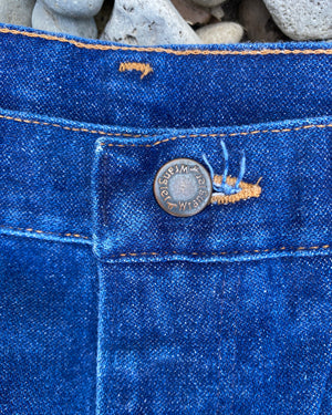 Vintage Wrangler 1970s Flare Dark Wash Jeans size 32 USA