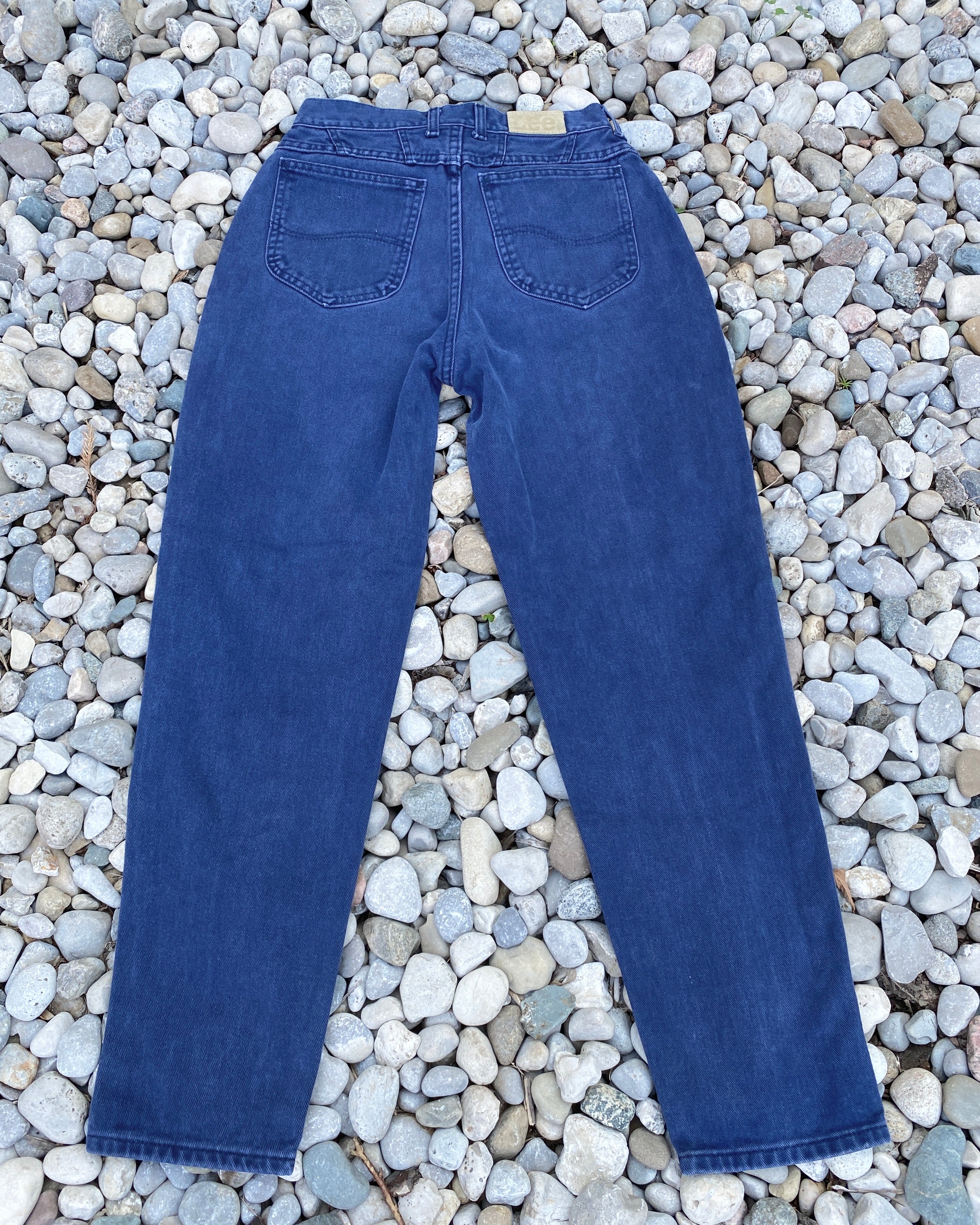 Vintage LEE Made in USA Navy Wash Jeans size 27 to 28