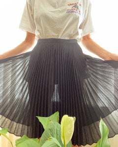 Pre Loved Crepe Accordian Pleated Skirt