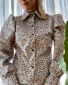 Olenka Corduroy Floral Shirt by TACH CLOTHING