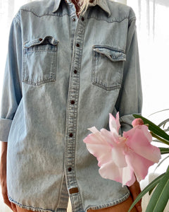 Vintage Light Wash Jean Shirt