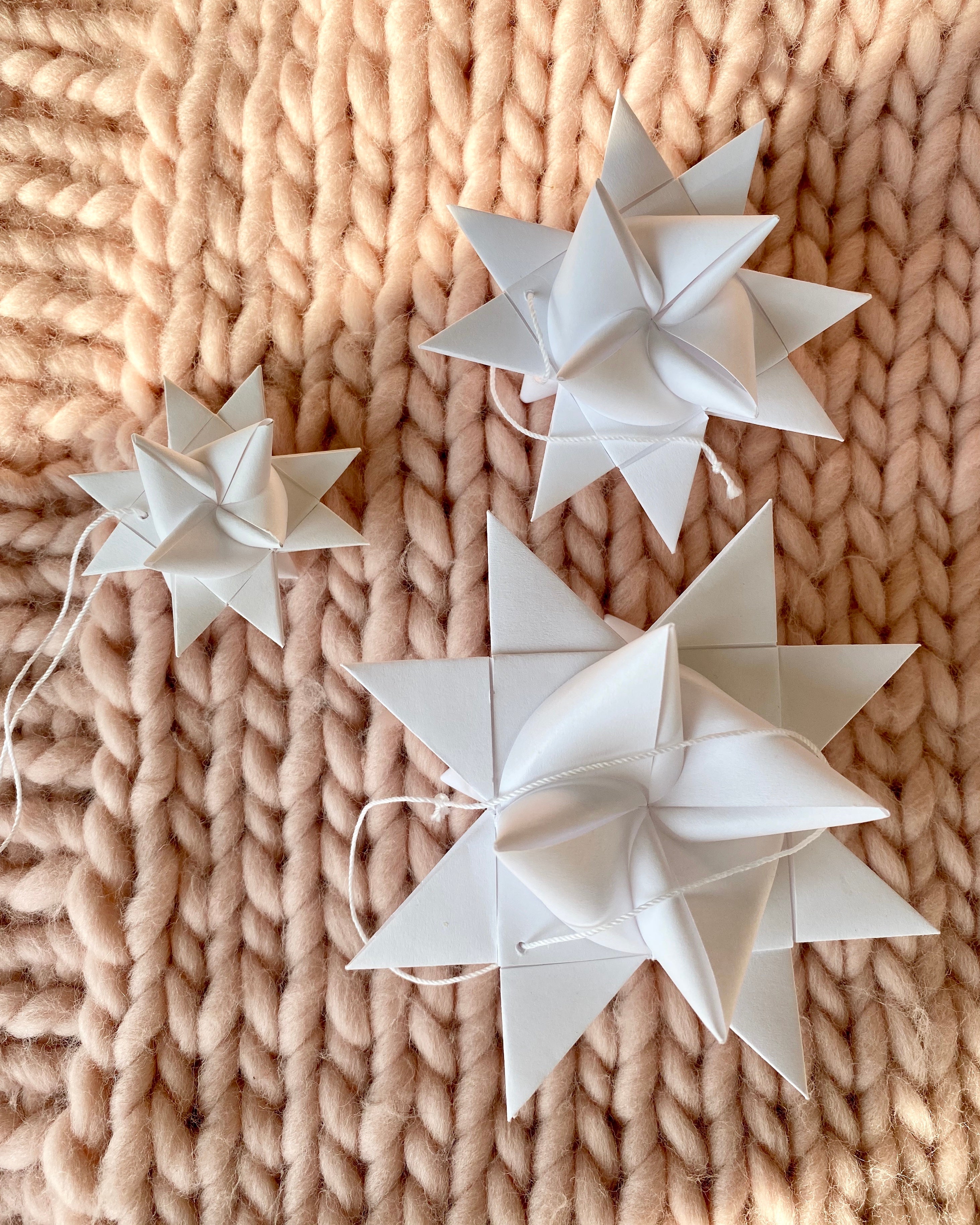 Handmade Ukrainian Style Paper Star Ornament