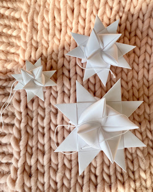Handmade Ukrainian Style Paper Star Ornament