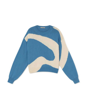 PALOMA WOOL Soft Blue Pin Sweater