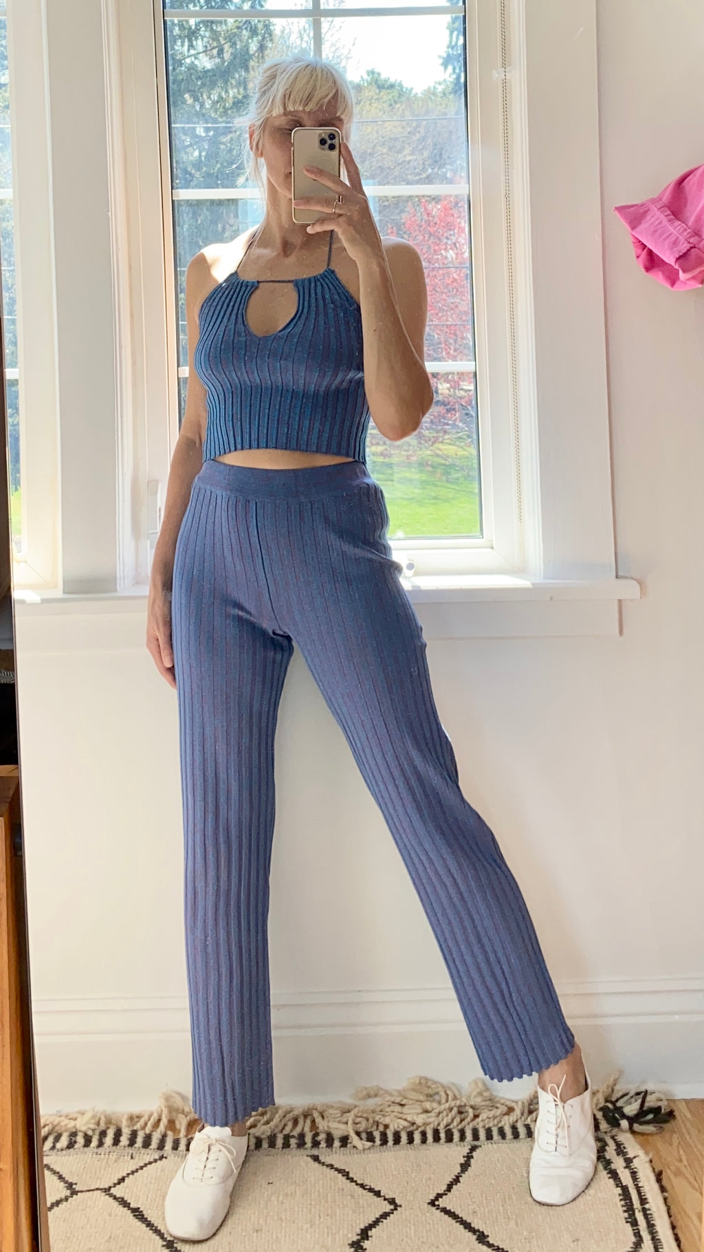 PALOMA WOOL FROMTHE Rib Pant Blue